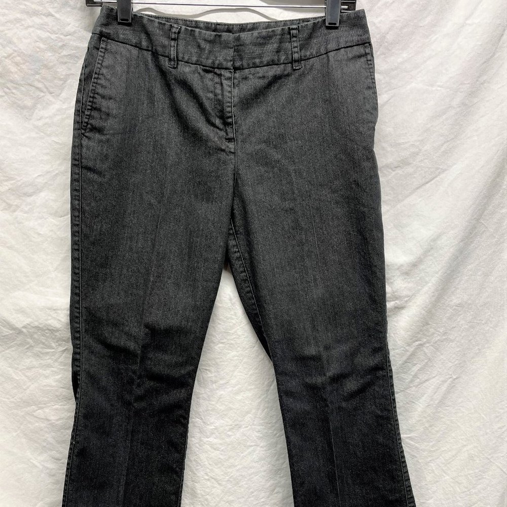 J. Jill Pants Jeans size 6 Petite Black Cotton Blend Stretch 30"W x 27"L